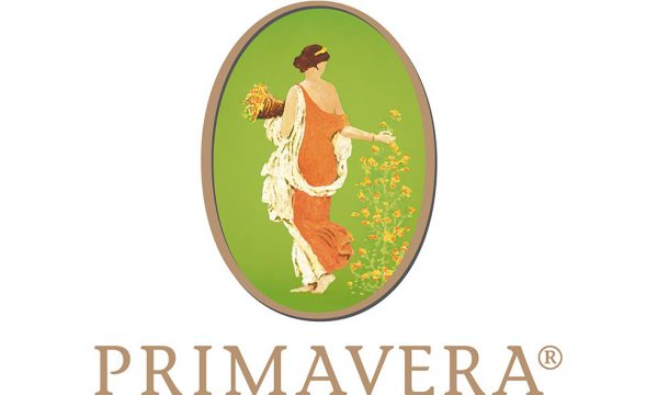 Logo von Primavera, einer ökologischen Marke für Naaturkosmetik.